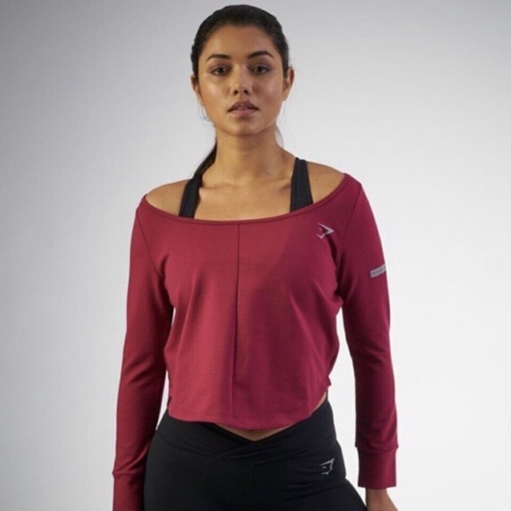 Nikki Blackketter x Gymshark Studio Jumper Crop Top Size L